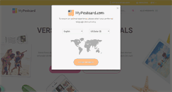 Desktop Screenshot of mypostcard.com